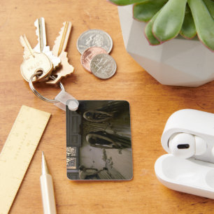 The Floor Scrapers by Gustave Caillebotte Key Ring