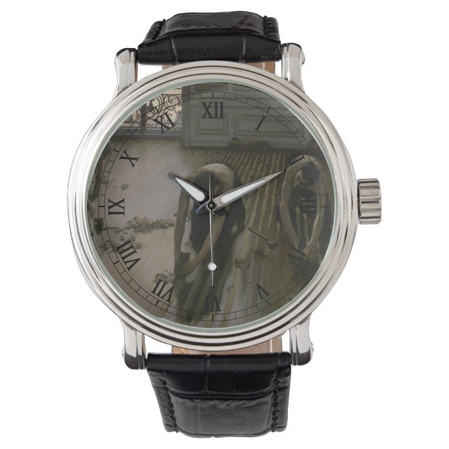 The Floor Scrapers by Gustave Caillebotte Watch (Front)