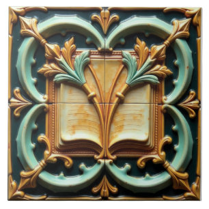 The Floral Codex Ceramic Tile
