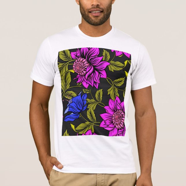 The Floral Surprise  T-Shirt (Front)