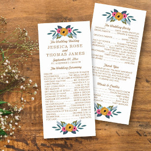 The Floral Wreath White Wedding Collection Program