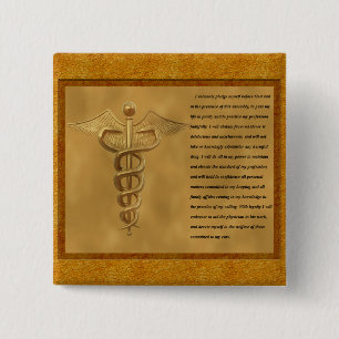 The Florence Nightingale Pledge 15 Cm Square Badge