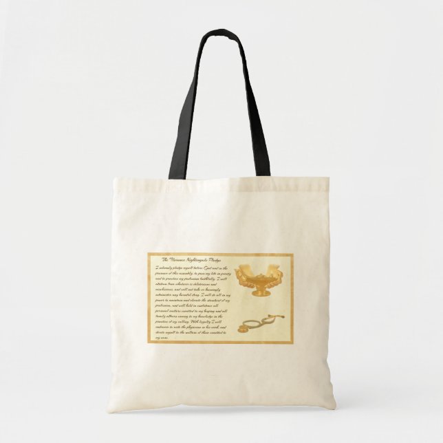 The Florence Nightingale Pledge Tote Bag (Front)