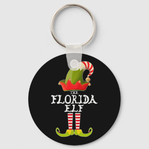 The Florida Elf Funny Christmas Gift Matching Fami Key Ring