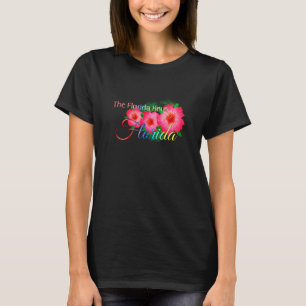 The Florida Keys Florida Tropical Flowers Family V T-Shirt
