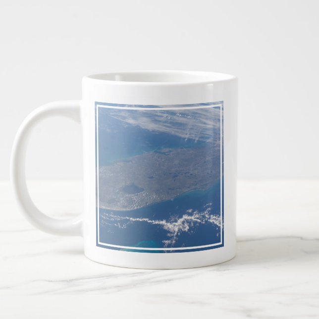 The Florida Peninsula. Large Coffee Mug (Left)