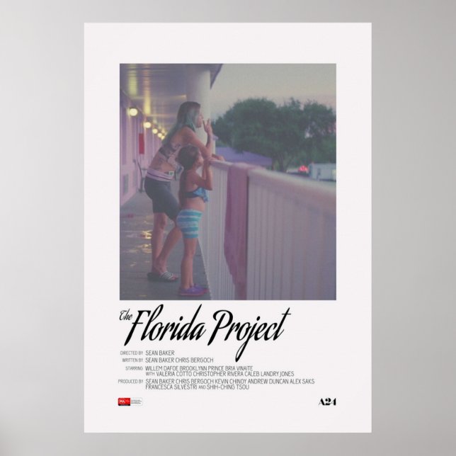 The Florida Project Movie Poster (Front)