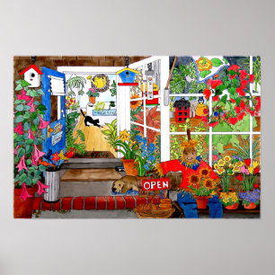 The Florist's Shop Poster