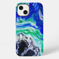 The flow of the river abstract painting