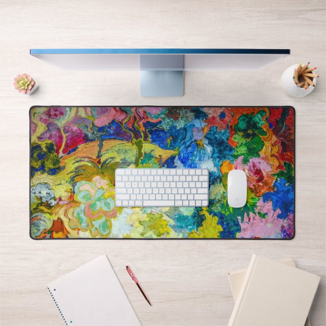 The Flower Garden | Carl Lohse | Desk Mat (Office 1)