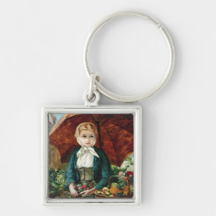 The Flower Girl Key Ring