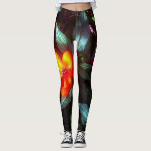 The Flower Glows in Sunlight Leggings