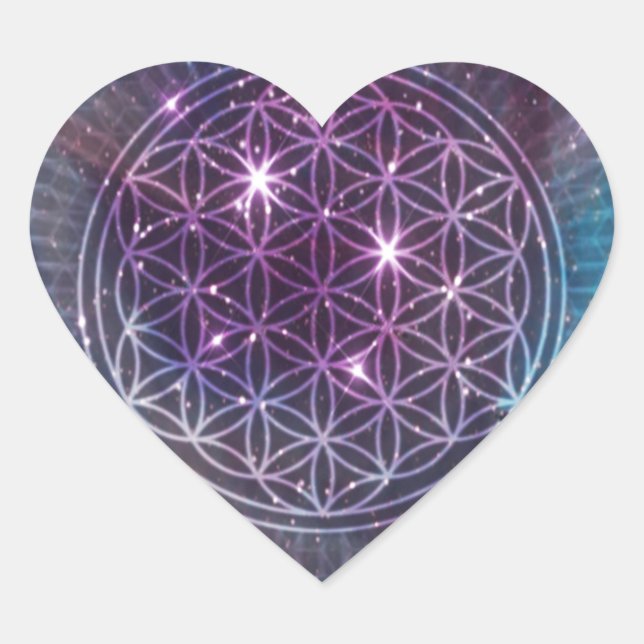 The Flower Heart Sticker (Front)
