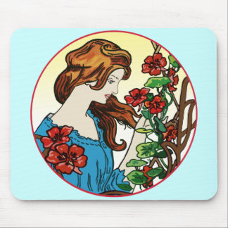 The Flower Maid Mouse Pad