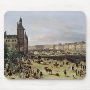 The Flower Market, 1832 Mouse Pad