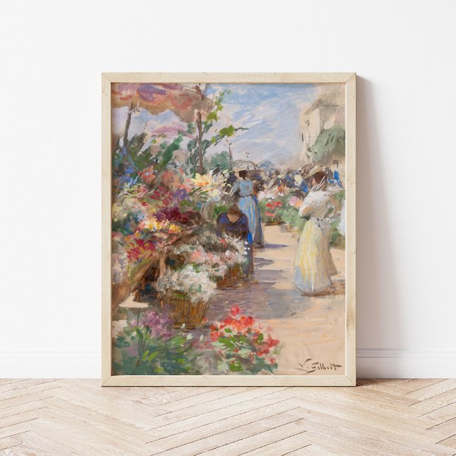 The Flower Market | Victor Gabriel Gilbert Poster (Creator Uploaded)