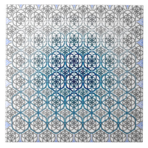 The Flower of Life Ceramic Tile