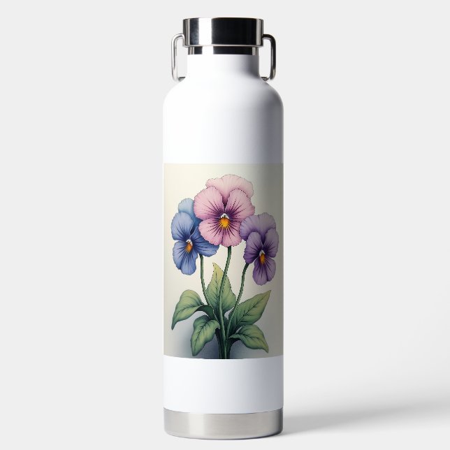 The flower Water Bottles (Front)