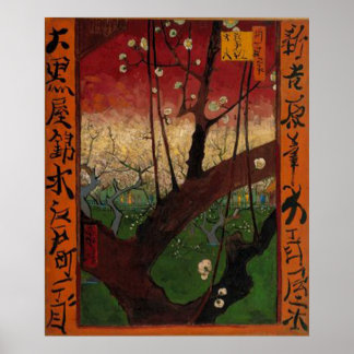 The Flowering Plum Tree Poster