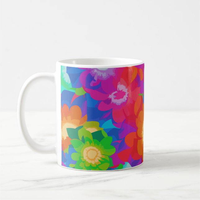 The Flowers of Colours  Coffee Mug (Left)