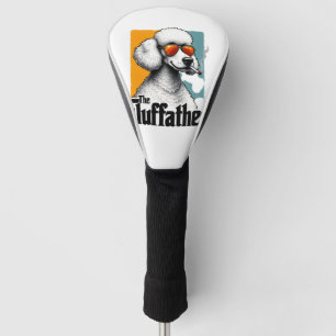 The Fluffather Poodle Vintage Funny Dog Mafia Vect Golf Head Cover