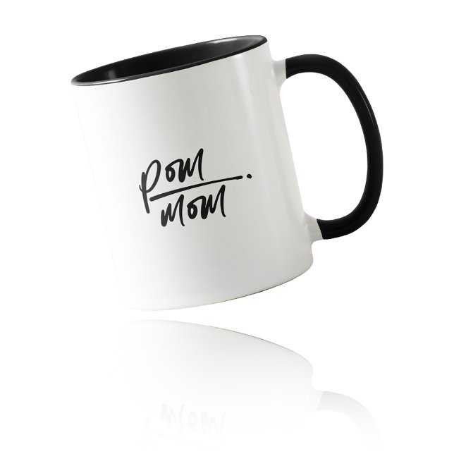 The Fluffiest Love: Fancy Script POM MOM Mug (The Fluffiest Love: Fancy Script POM MOM Mug)