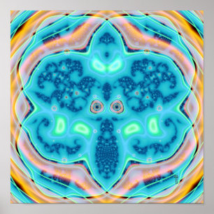 The Flukish One (12" x 12") Art Print Poster