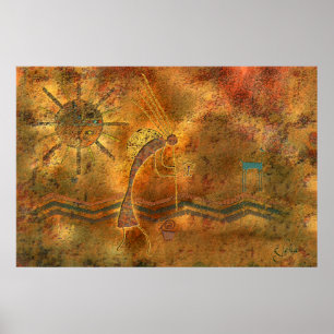 The Flute Player Poster