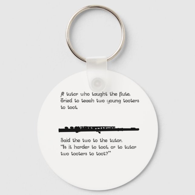The Flute Tutor Key Ring (Front)