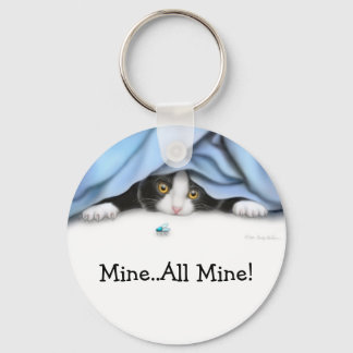 The Fly Hunter Cat Keychain