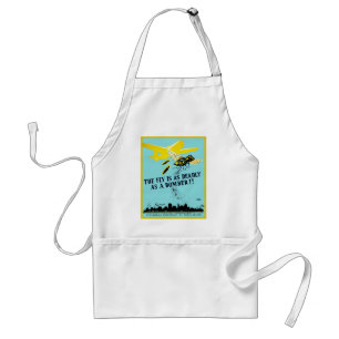 The Fly is as Deadly as a Bomber Standard Apron