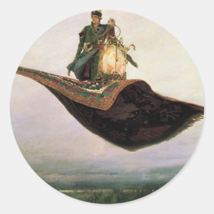 The Flying Carpet Classic Round Sticker