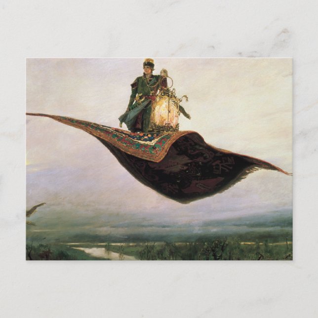 The Flying Carpet Postcard (Front)