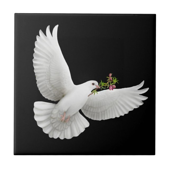 The Flying Peace Dove Tile (Front)