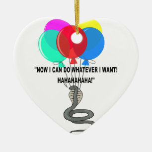 The Flying Snake Ceramic Tree Decoration