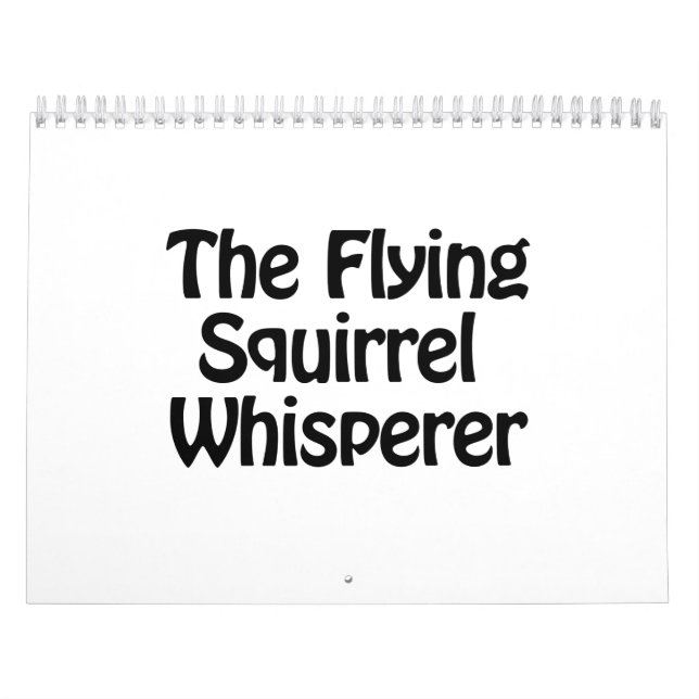 the flying squirrel whisper calendar (Cover)