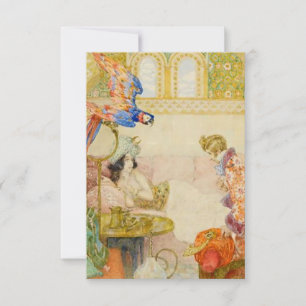 “The Flying Trunk” by Heinrich Lefler Thank You Card