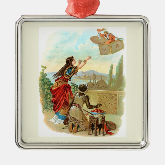 The Flying Trunk  Metal Ornament (Front)