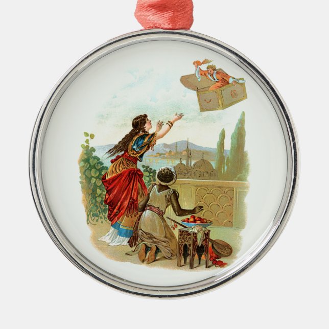 The Flying Trunk  Metal Ornament (Front)