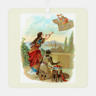 The Flying Trunk  Metal Tree Decoration