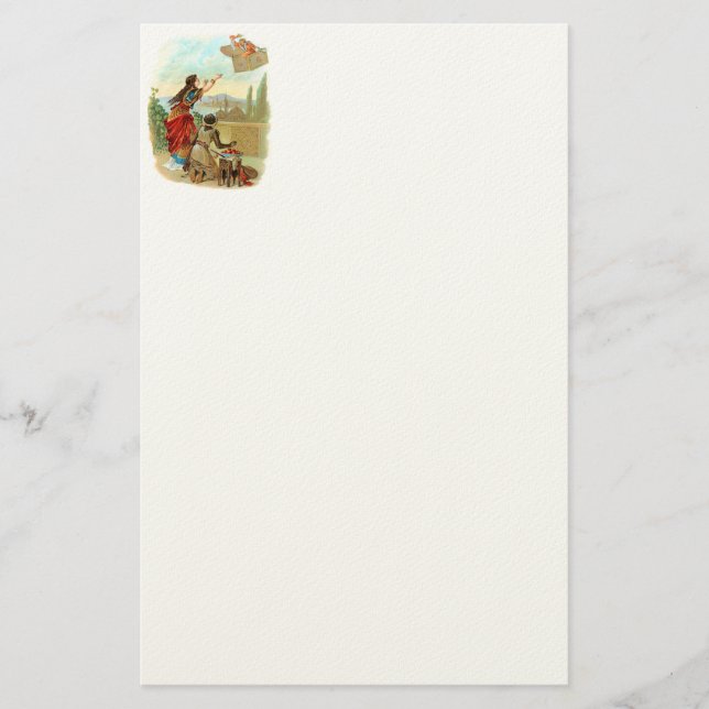 The Flying Trunk Stationery (Front)
