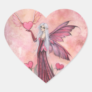The Flying Valentine Fairy Stickers