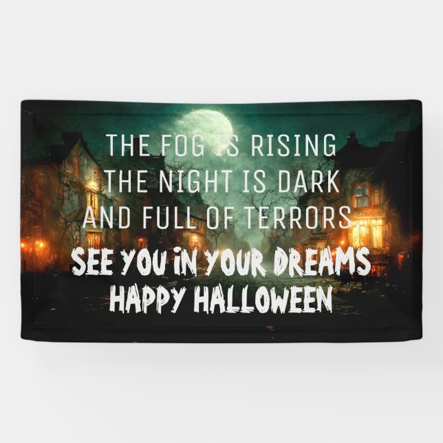 The Fog is Rising Quote Banner (Horizontal)
