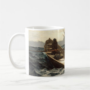The Fog Warning by Winslow Homer Coffee Mug