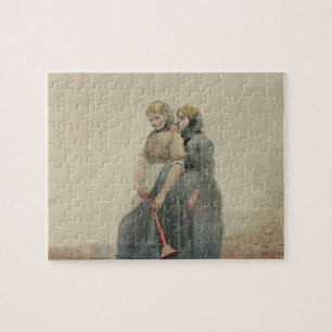 The Foghorn, 1883 (w/c) Jigsaw Puzzle