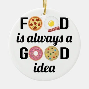 The Food Lover Ceramic Tree Decoration