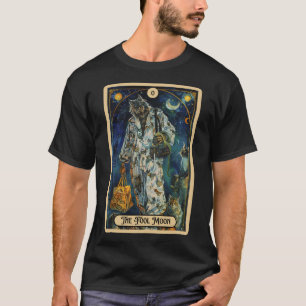 The Fool Moon Werewolf (the Fool) Halloween Tarot  T-Shirt
