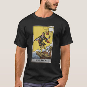 The Fool Tarot Card Pagan Witch Occult Fortune Div T-Shirt