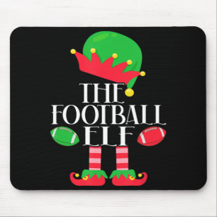 The Football Elf Christmas Party Pajama Costume Mouse Pad