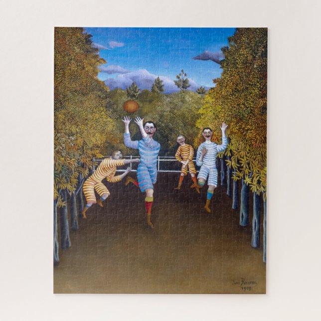 The Football Players | Henri Rousseau | Jigsaw Puzzle (Vertical)